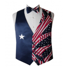 Lone Star Patriotic Vest and Bow Tie Set